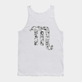 Scorpio Zodiac Sign Tank Top